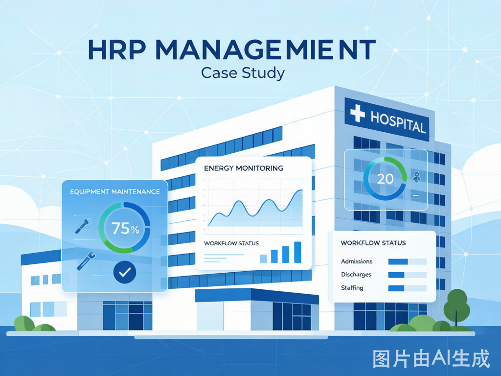县级医院后勤班长用HRP系统半年：报修响应从48小时缩到4小时，物业费砍掉三成